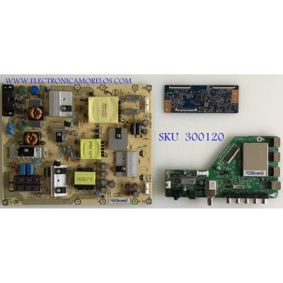 KIT DE TARJETAS PARA TV SHARP / NUMERO DE PARTE MAIN XFCB01K006 / 715G7447-M01-000-004Y / 715G7447-M0B-000-004Y / FUENTE PLTVEY701XAL5 / 715G6335-P02-003-003M / T-CON 5550T15C11 / T420HVN06.3 / PANEL TPT500J1-HVN07.U REV:S600F / MODELO LC-50LB370U